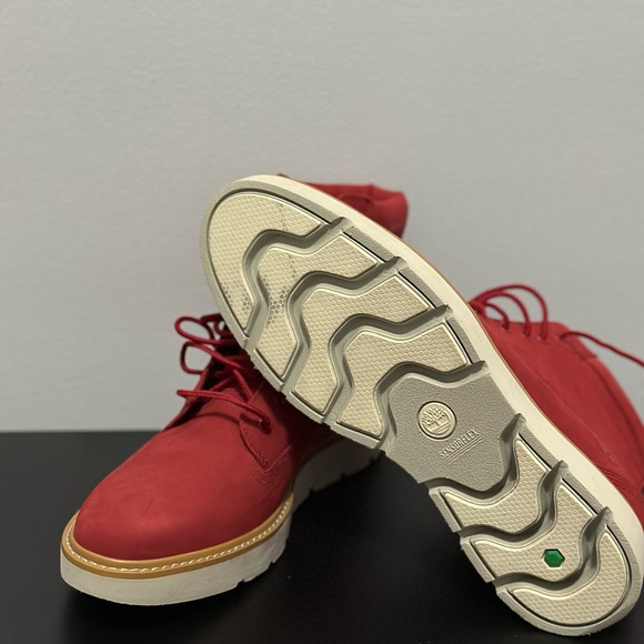 Red Timberland Kenniston Boots - Picture 3 of 4